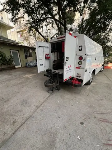 Magnet Plumbing service vehicle on-site for Water Heater Repair in Shrub Oak